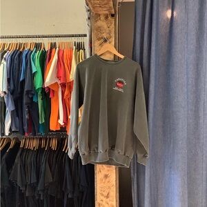 Vintage 1999 Canadian Women’s Fastpitch Dark Grey Crewneck